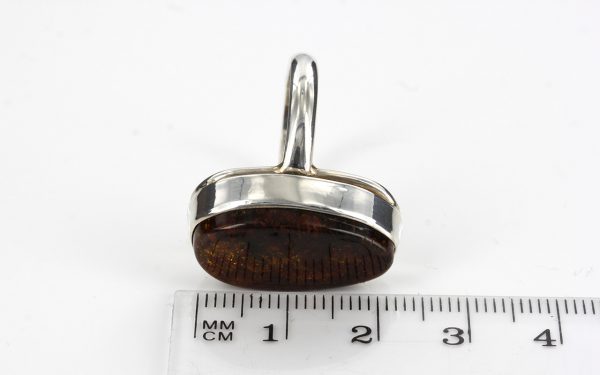 Handmade German Classic Baltic Amber 925 Silver Ring WR101 RRP£80!!! Size P(56)