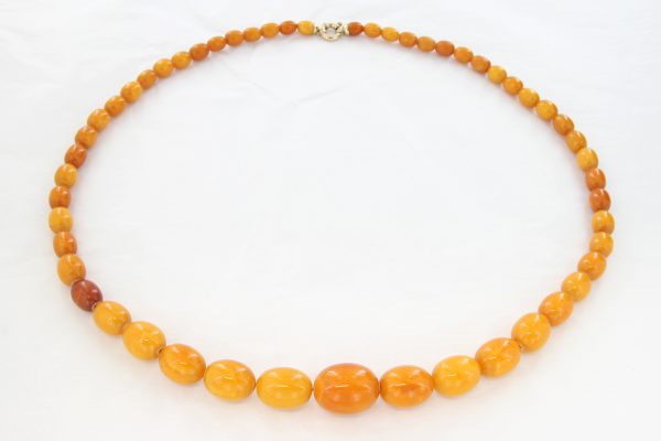 Antique German Butterscotch Baltic Amber Unique Beaded Necklace A0142 RRP£7250!!!