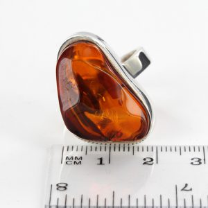 Handmade German Genuine Baltic Amber Elegant Ring 925 Silver Ring WR171 RRP£145!!!