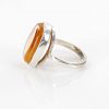 Handmade Antique German Baltic Amber In 925 Silver Ring WR214 RRP£80!!! Size P (56)