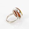 Handmade Antique German Baltic Amber In 925 Silver Ring WR214 RRP£80!!! Size P (56)
