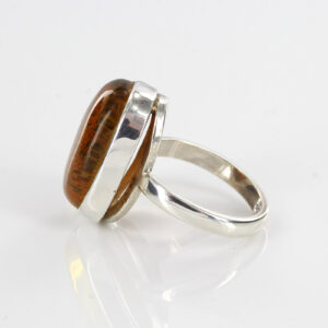 Handmade Antique German Baltic Amber 925 Silver Ring WR233 RRP£70!!! Size M(53) RRP£70 !!!