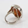 German Baltic Antique Amber In 925 Silver Handmade Ring WR237 RRP£110!!! Size P