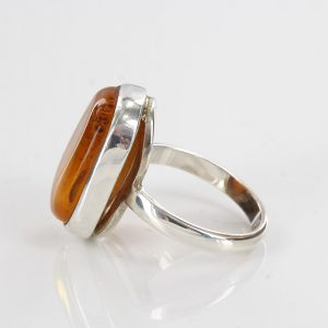 Antique German Baltic Amber in 925 Silver Handmade Ring WR244 RRP£75!!! Size P