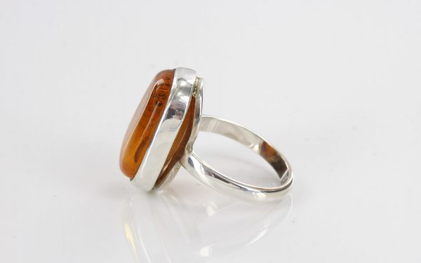 Antique German Baltic Amber in 925 Silver Handmade Ring WR244 RRP£75!!! Size P