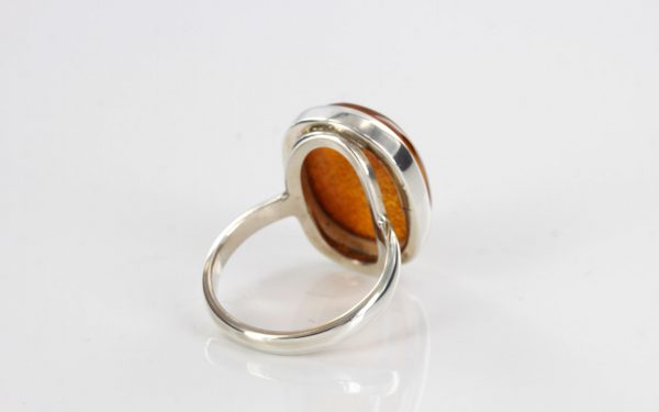 Antique German Baltic Amber in 925 Silver Handmade Ring WR244 RRP£75!!! Size P