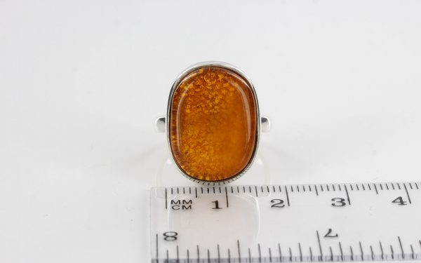 Antique German Baltic Amber in 925 Silver Handmade Ring WR244 RRP£75!!! Size P