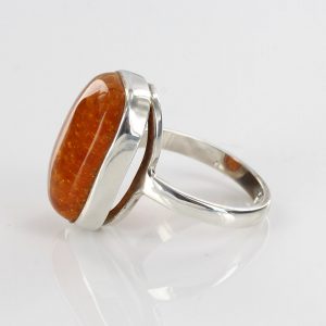 Antique German Baltic Amber In 925 Silver Handmade Ring WR246 RRP£80!!! Size P
