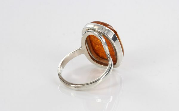 Antique German Baltic Amber In 925 Silver Handmade Ring WR246 RRP£80!!! Size P