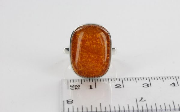 Antique German Baltic Amber In 925 Silver Handmade Ring WR246 RRP£80!!! Size P