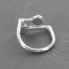 German Baltic Amber Unique Design 925 Silver Handmade Ring WR254 RRP£30!!! Size N
