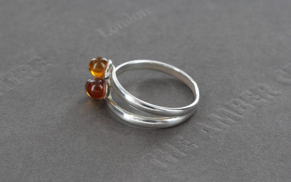 Handmade German Baltic Amber In 925 Silver Elegant Ring WR260 RRP£30!!! Size Q