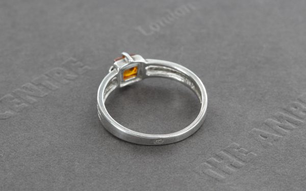 German Baltic Amber In 925 Sterling Silver Handmade Elegant Ring WR295 RRP£25!!!