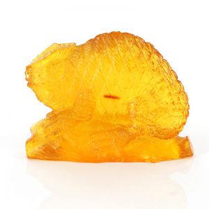 German Antique Baltic Amber Lizard Carving, Intricately Carved CAR0050 RRP£225!!