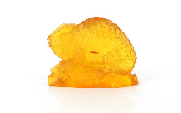 German Antique Baltic Amber Lizard Carving, Intricately Carved CAR0050 RRP£225!!