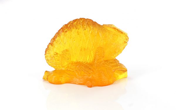 German Antique Baltic Amber Lizard Carving, Intricately Carved CAR0050 RRP£225!!