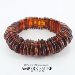 German Baltic Amber Healing Handmade Bracelet Genuine Amber W079 RRP£525!!!