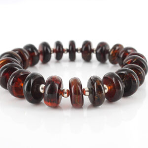 German Baltic Amber Healing Handmade Bracelet Genuine Amber W111 RRP£275!!!