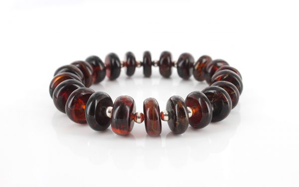 German Baltic Amber Healing Handmade Bracelet Genuine Amber W111 RRP£275!!!