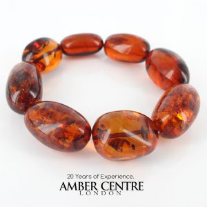 German Genuine Baltic Amber Handmade Unique Energy Bracelet W105 RRP£595!!!