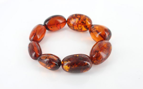 German Genuine Baltic Amber Handmade Unique Energy Bracelet W105 RRP£595!!!