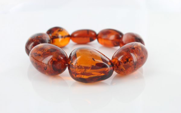 German Genuine Baltic Amber Handmade Unique Energy Bracelet W105 RRP£595!!!