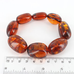 German Genuine Baltic Amber Handmade Unique Energy Bracelet W105 RRP£595!!!