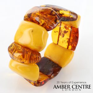 German Baltic Amber Healing Handmade Bracelet Genuine Amber W122 RRP£1125!!!