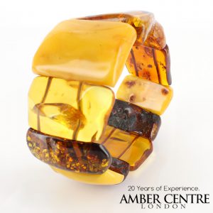 German Baltic Amber Healing Handmade Bracelet Genuine Amber W126 RRP£825!!!