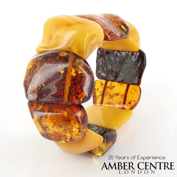 German Baltic Amber Healing Handmade Bracelet Genuine Amber W127 RRP£1125!!!
