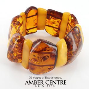 German Baltic Amber Healing Handmade Bracelet Genuine Amber W129 RRP£995!!!