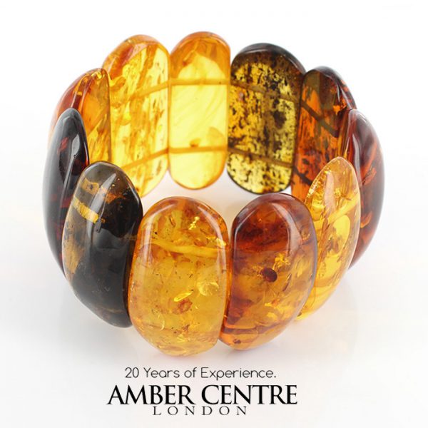 German Baltic Amber Healing Handmade Bracelet Genuine Amber W133 RRP£1125!!!