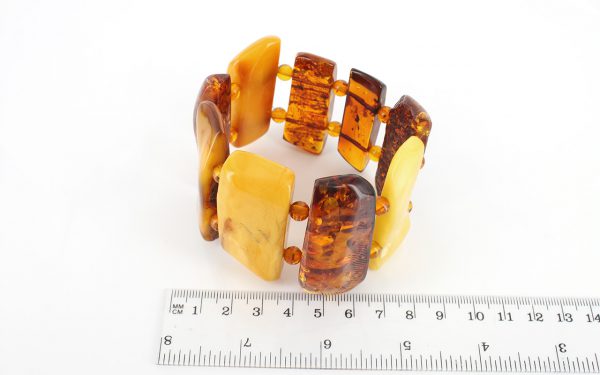 German Baltic Amber Healing Handmade Bracelet Genuine Amber W131 RRP£1095!!!
