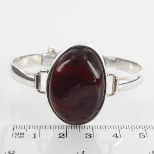 Italian Bangle Elegant Cherry German Baltic Amber 925 solid Sterling Silver Handmade Ban114 RRP£295!!!