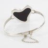 Italian Heart Bangle Elegant Cherry German Baltic Amber 925 solid Sterling Silver Handmade Ban115 RRP£325!!