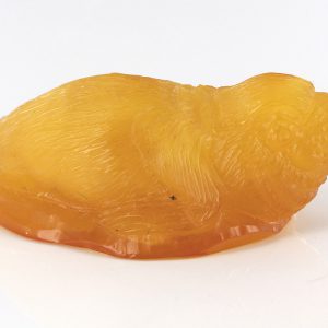 GERMAN ANTIQUE BUTTERSCOTCH BALTIC AMBER CARVING-WALRUS-CAR0021 RRP£595!!!