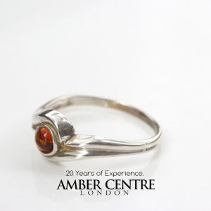 Italian Handmade German Baltic Amber 925 Silver Elegant Ring WR331 RRP£20!!!