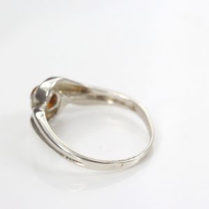 Italian Handmade German Baltic Amber 925 Silver Elegant Ring WR331 RRP£20!!!