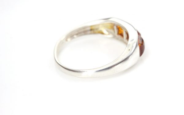 Unique German Baltic Amber Handmade Ring in 925 Sterling Silver WR313 RRP£25!!!