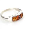 Unique German Baltic Amber Handmade Ring in 925 Sterling Silver WR313 RRP£25!!!