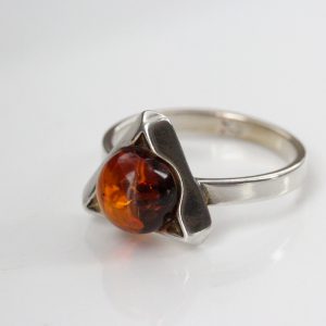 German Baltic Amber in 925 Sterling Silver Handmade Elegant Ring WR315 RRP£25!!!