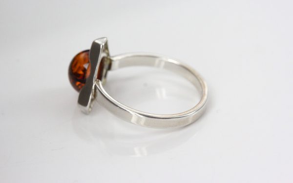 German Baltic Amber in 925 Sterling Silver Handmade Elegant Ring WR315 RRP£25!!!