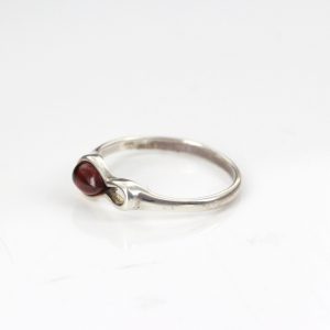 Stylish German Baltic Amber Handmade Ring in Sterling Silver 925 WR319 RRP£18!!!