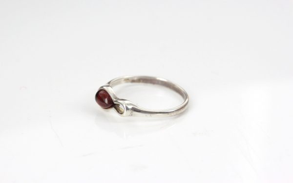 Stylish German Baltic Amber Handmade Ring in Sterling Silver 925 WR319 RRP£18!!!