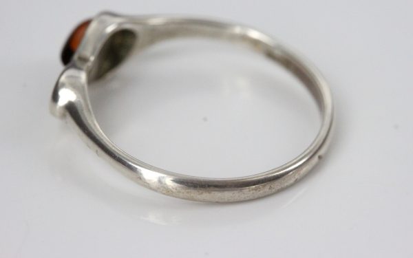 Stylish German Baltic Amber Handmade Ring in Sterling Silver 925 WR319 RRP£18!!!