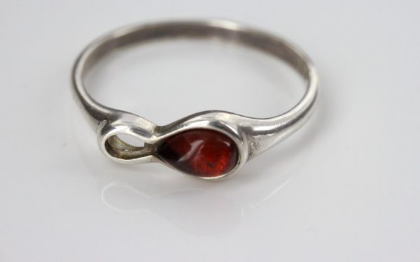 Stylish German Baltic Amber Handmade Ring in Sterling Silver 925 WR319 RRP£18!!!
