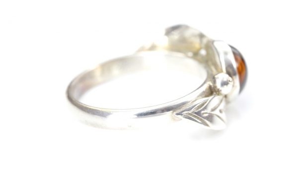 Stylish German Baltic Amber Handmade Sterling Silver 925 Ring WR321 RRP35!!!