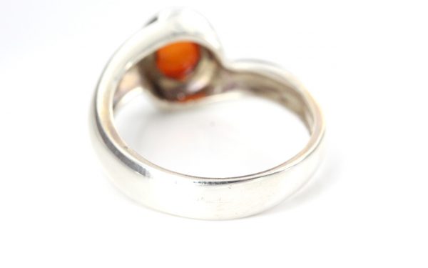 Stylish German Baltic Amber Handmade Elegant Ring in 925 Silver WR324 RRP£55!!!