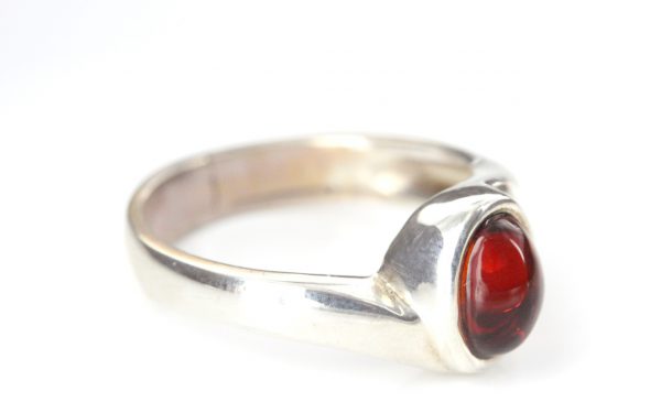 Stylish German Baltic Amber Handmade Elegant Ring in 925 Silver WR324 RRP£55!!!