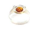 Italian Handmade German Baltic Amber Elegant Ring in 925 Silver WR327 RRP£26!!!